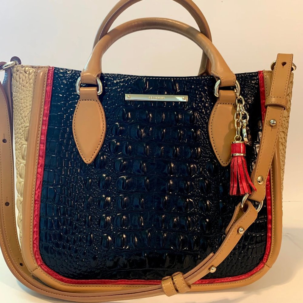 Brahmin Lena Small Ink Avondale Satchel